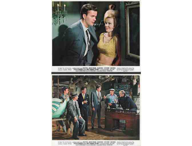 WHOS MINDING THE MINT, 1967, mini lobby cards, Walter Brennan