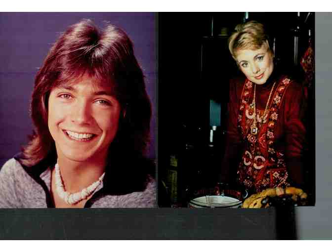 PARTRIDGE FAMIILY, color photographs, Shirley Jones, David Cassidy