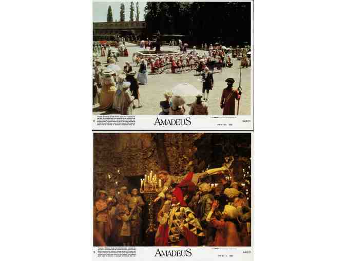AMADEUS, 1984, mini lobby cards, F. Murray Abraham, Tom Hulce