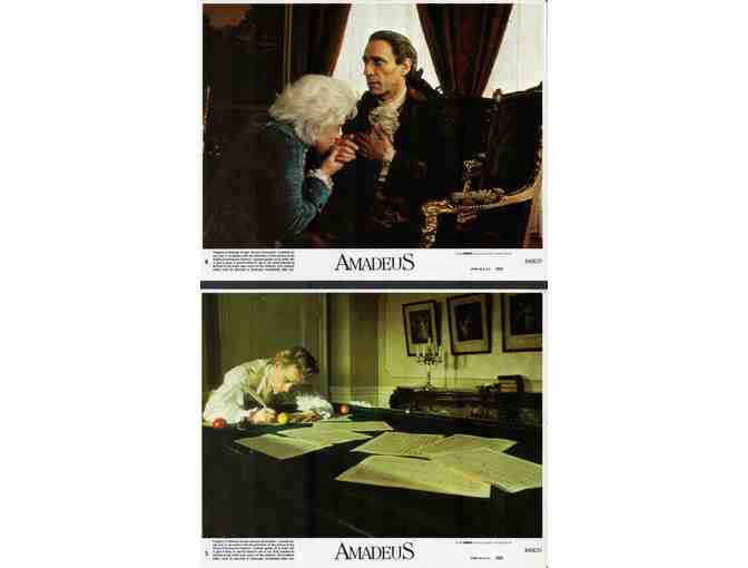 AMADEUS, 1984, mini lobby cards, F. Murray Abraham, Tom Hulce