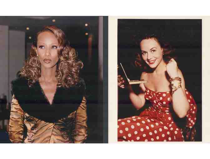 ACTRESSES LOT 5, Ava Gardner, Kay Francis, Iman, et al