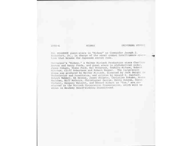 MIDWAY, 1976, movie stills, Charlton Heston, Henry Fonda, Glenn Ford