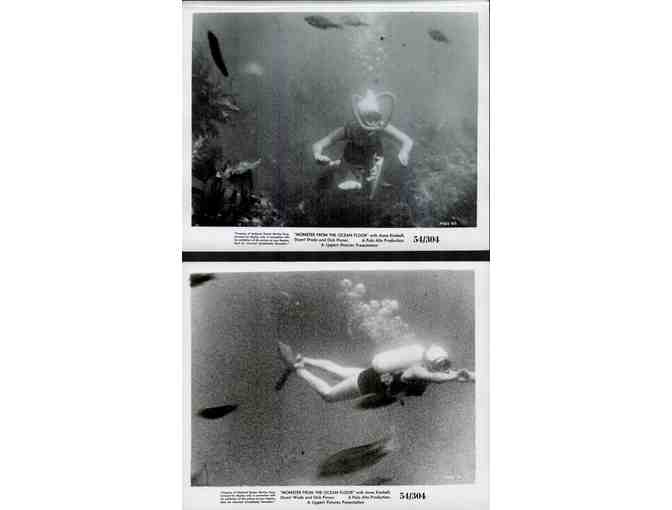 MONSTER FROM THE OCEAN FLOOR, 1954, movie stills, collectors lot
