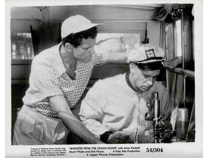 MONSTER FROM THE OCEAN FLOOR, 1954, movie stills, collectors lot