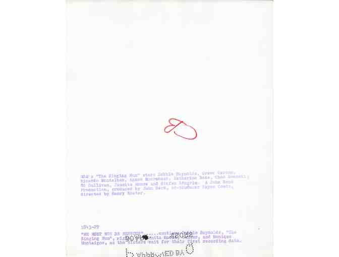 SINGING NUN, 1966, cards and stills, Debbie Reynolds, Richardo Montalban