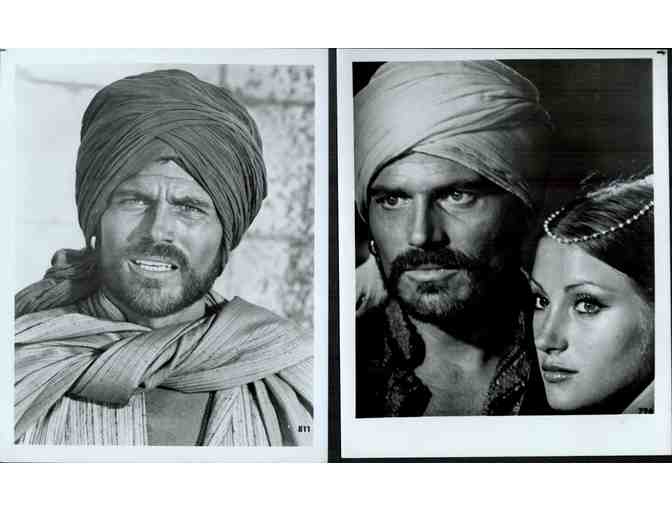 SINBAD AND THE EYE OF THE TIGER, 1977, photographs, Patrick Wayne, Jane Seymour