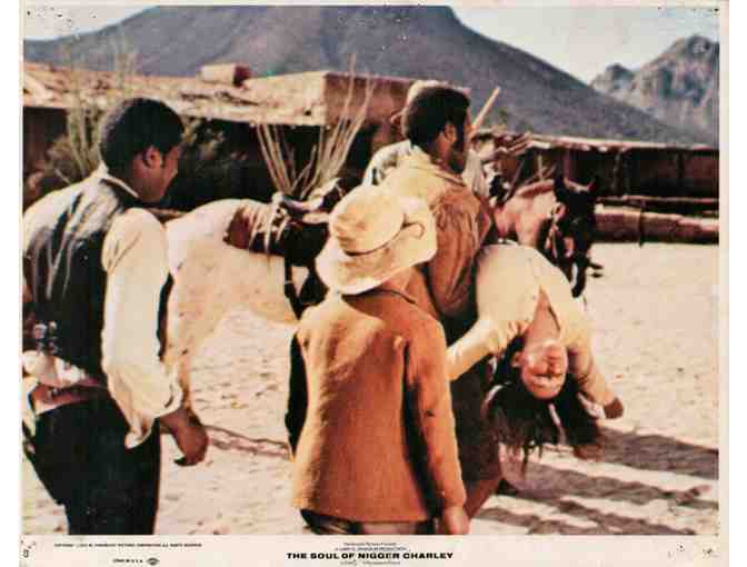 SOUL OF NIGGER CHARLEY, 1973, mini lobby cards, Fred Williamson, Durville Martin