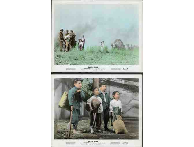 BATTLE HYMN, 1957, movie stills, collectors lot, Rock Hudson, Martha Hyer