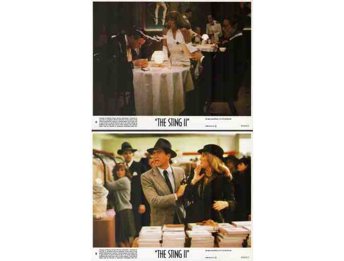 STING II, 1983, mini lobby cards, Jackie Gleason, Mac Davis