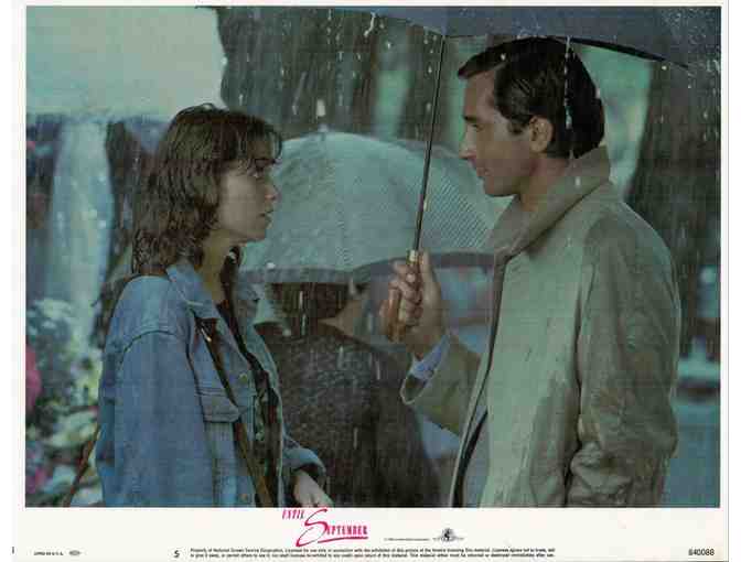 UNTIL SEPTEMBER, 1984, lobby card set, Karen Allen, Christopher Cazenove