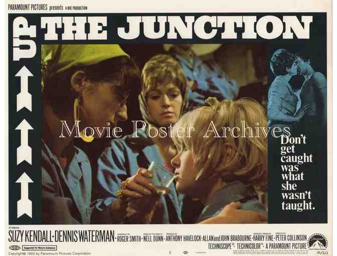 UP THE JUNCTION, 1968, lobby card set, Suzy Kendall, Dennis Waterman