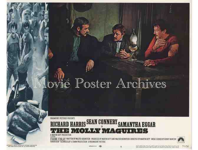 MOLLY MAGUIRES, 1970, lobby card set, Sean Connery, Richard Harris