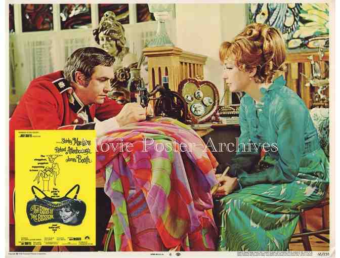 BLISS OF MRS. BLOSSOM, 1968, lobby card set, Shirley MacLaine, James Booth