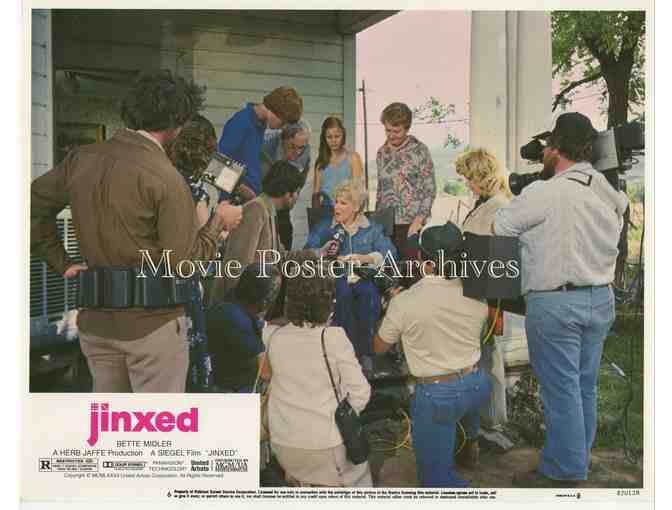 JINXED, 1982, lobby card set, Bette Midler, Ken Wahl