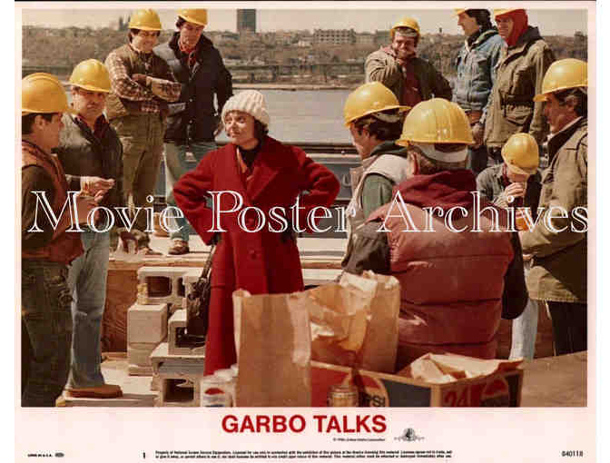 GARBO TALKS, 1984, lobby card set, Anne Bancroft, Ron Silver, Carrie Fisher