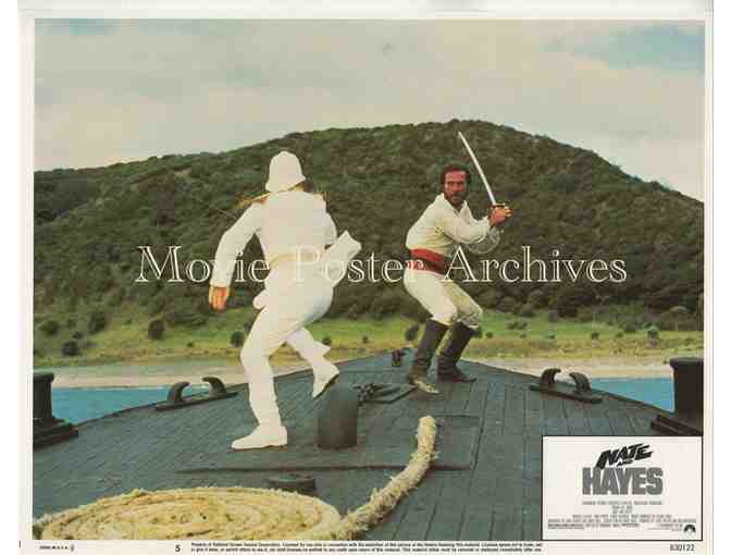 NATE AND HAYES, 1983, lobby card set, Tommy Lee Jones, Michael OKeefe