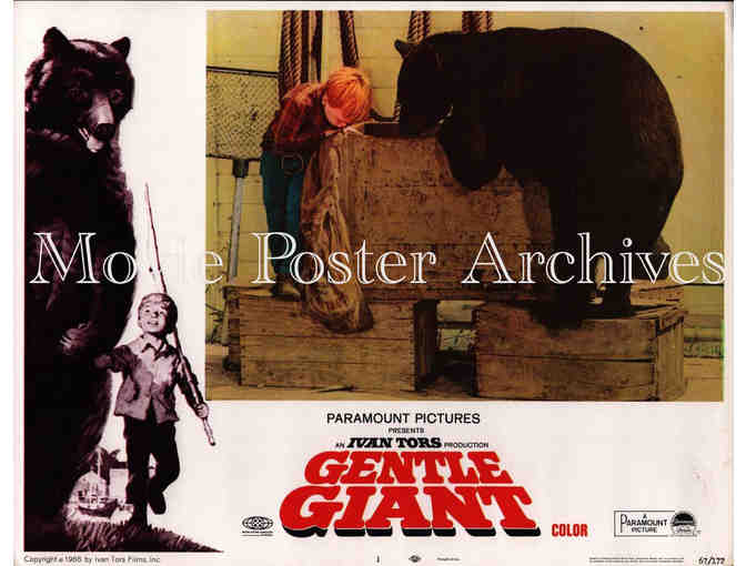 GENTLE GIANT, 1967, lobby card set, Dennis Weaver, Vera Miles, Clint Howard