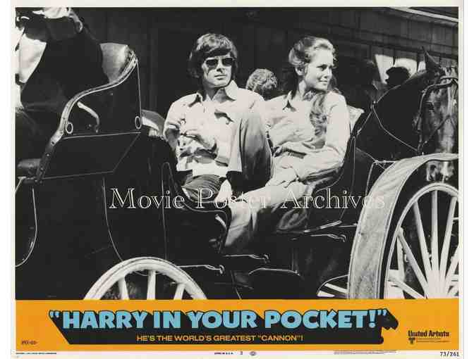 HARRY IN YOUR POCKET, 1973, lobby card set, James Coburn, Michael Sarrazin