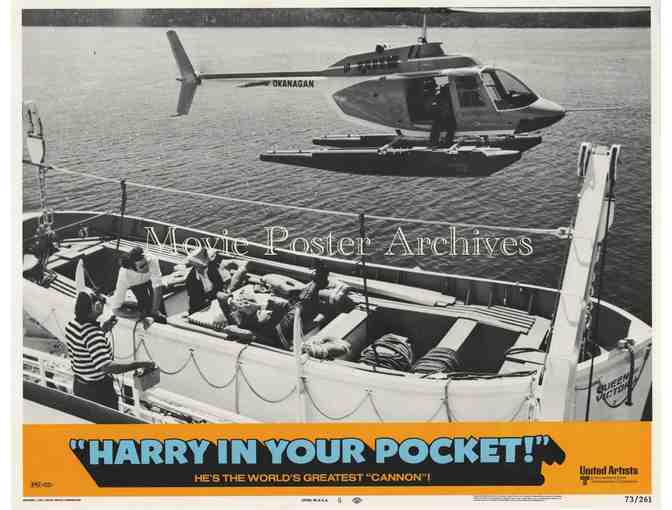 HARRY IN YOUR POCKET, 1973, lobby card set, James Coburn, Michael Sarrazin