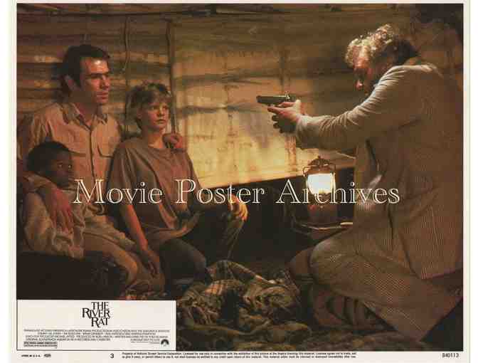 RIVER RAT, 1984, lobby card set, Tommy Lee Jones, Brian Dennehy