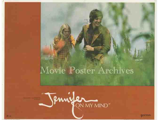 JENNIFER ON MY MIND, 1971, lobby card set, Michael Brandon, Robert De Niro