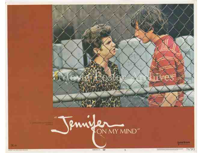 JENNIFER ON MY MIND, 1971, lobby card set, Michael Brandon, Robert De Niro