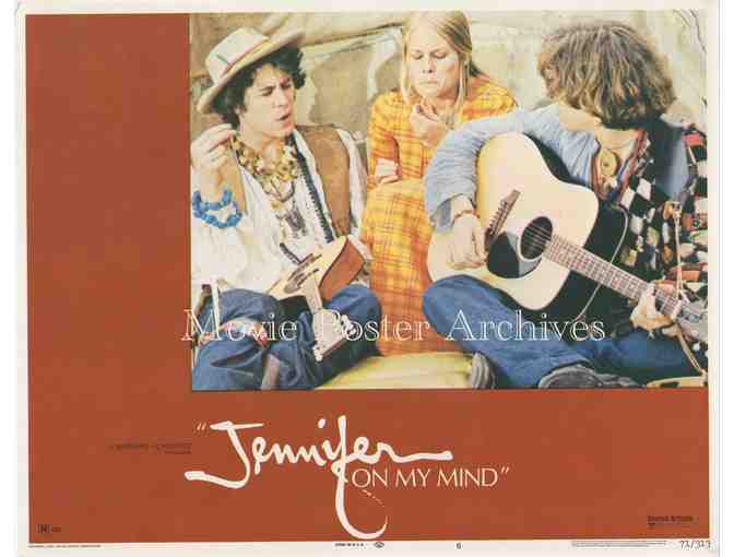 JENNIFER ON MY MIND, 1971, lobby card set, Michael Brandon, Robert De Niro