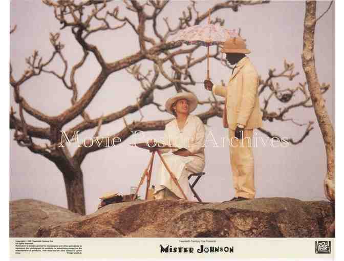 MISTER JOHNSON, 1991, lobby card set, Pierce Brosnan, Edward Woodward