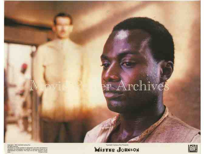 MISTER JOHNSON, 1991, lobby card set, Pierce Brosnan, Edward Woodward