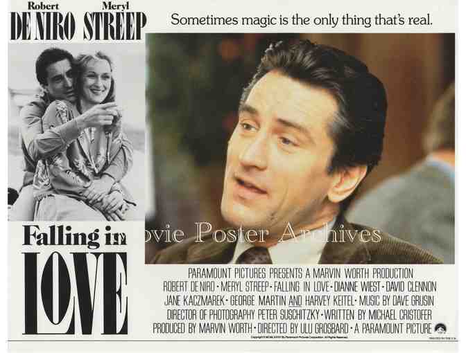 FALLING IN LOVE, 1984, lobby card set, Robert De Niro, Meryl Streep