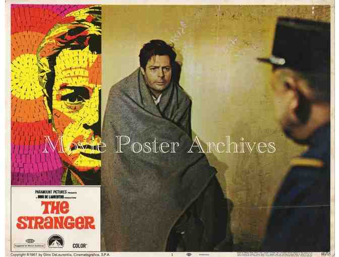 STRANGER, 1968, lobby card set, Marcello Mastroianni, Anna Karina