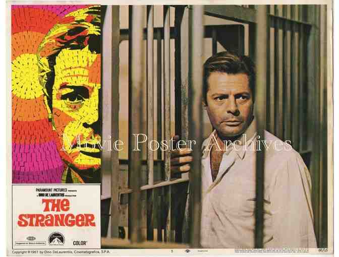 STRANGER, 1968, lobby card set, Marcello Mastroianni, Anna Karina