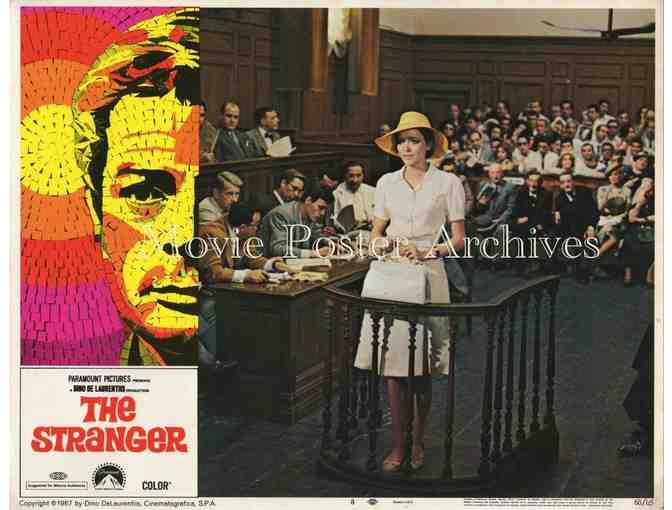 STRANGER, 1968, lobby card set, Marcello Mastroianni, Anna Karina