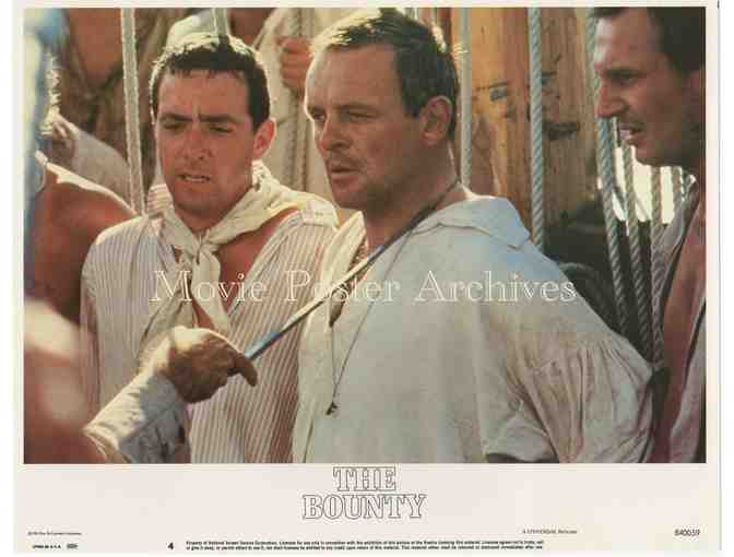 BOUNTY, 1984, lobby card set, Mel Gibson, Anthony Hopkins