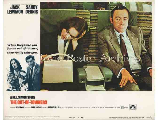 OUT-OF-TOWNERS, 1970, lobby card set, Jack Lemmon, Sandy Dennis