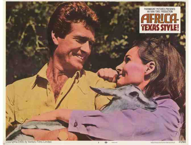 AFRICA -- TEXAS STYLE, 1967, lobby cards, Hugh O'Brian, John Mills