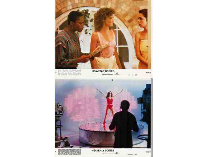 HEAVENLY BODIES, 1985, mini lobby card set, Cynthia Dale, Laura Henry