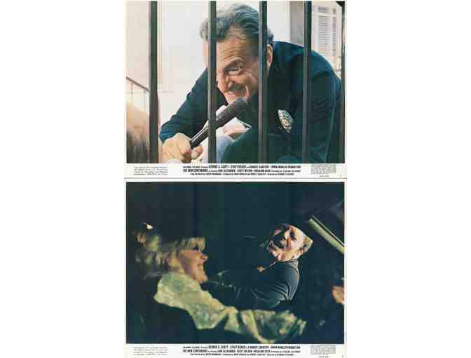 NEW CENTURIONS, 1972, mini lobby cards, George C. Scott, Stacy Keach