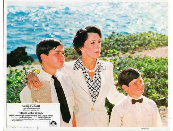 ISLAND IN THE STREAM, 1977, Spanish lobby cards, George C. Scott, Clair Bloom