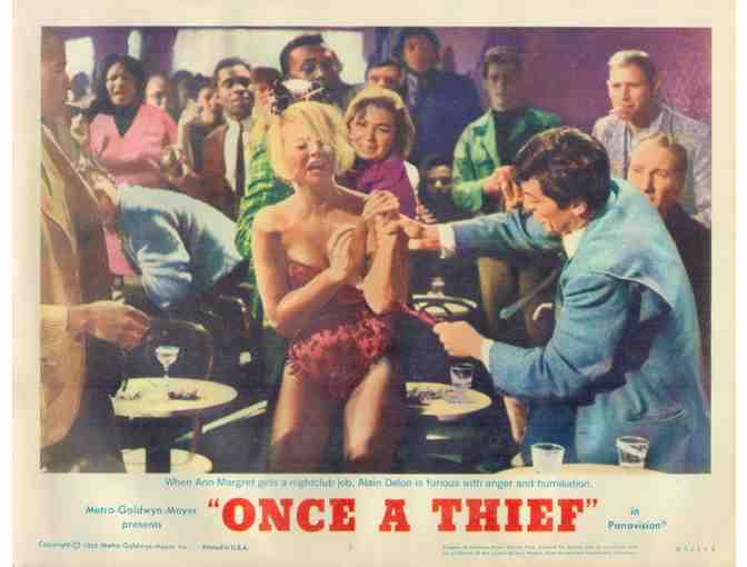 ONCE A THIEF, 1965, lobby card set, Ann-Margret, Alain Delon