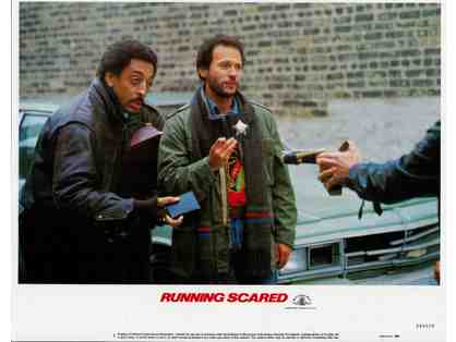 RUNNING SCARED, 1986, lobby card set, Billy Crystal, Gregory Hines