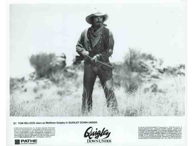 QUIGLEY DOWN UNDER, 1990, movie stills, Tom Selleck, Laura San Giacomo