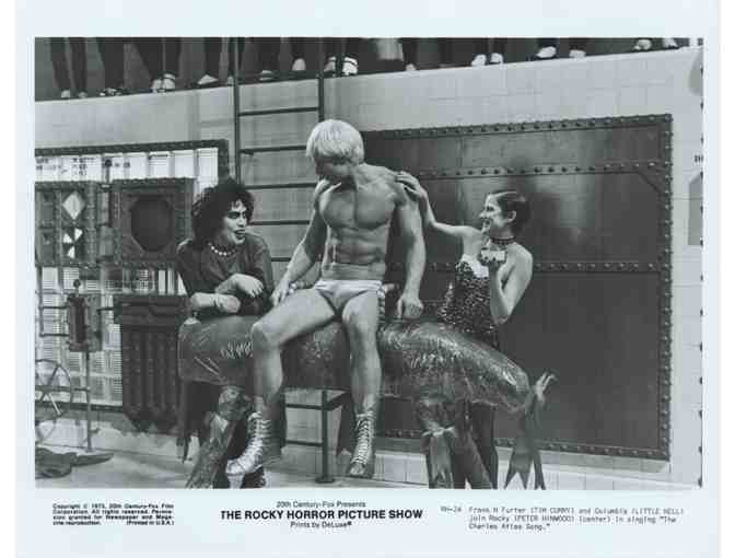 ROCKY HORROR PICTURE SHOW, 1975, cards and stills, Tim Curry, Susan Sarandon