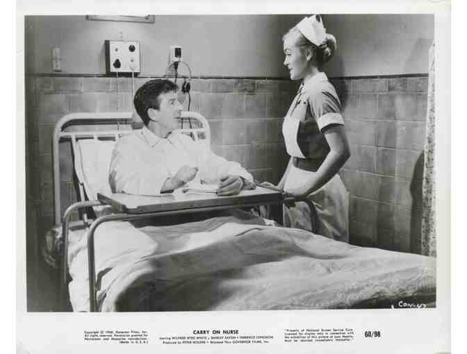 CARRY ON NURSE, 1960, movie stills, Shirley Eaton, Kenneth Connor