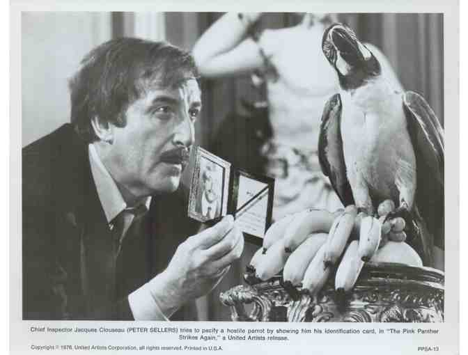 PINK PANTHER STRIKES AGAIN, 1976, movie stills, Peter Sellers, Herbert Lom