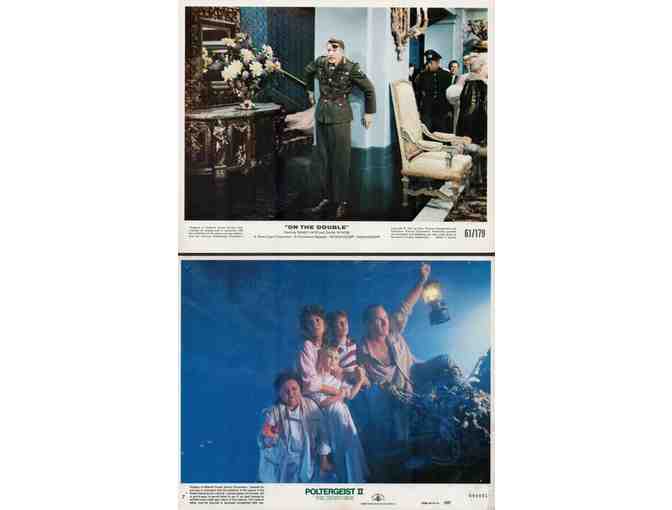 MINI LOBBY CARDS MISC LOT 6, 10 DIFFERENT TITLES 1950s to 1990s