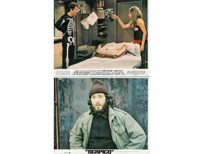 MINI LOBBY CARDS MISC LOT 7, 10 DIFFERENT TITLES 1960s to 1990s