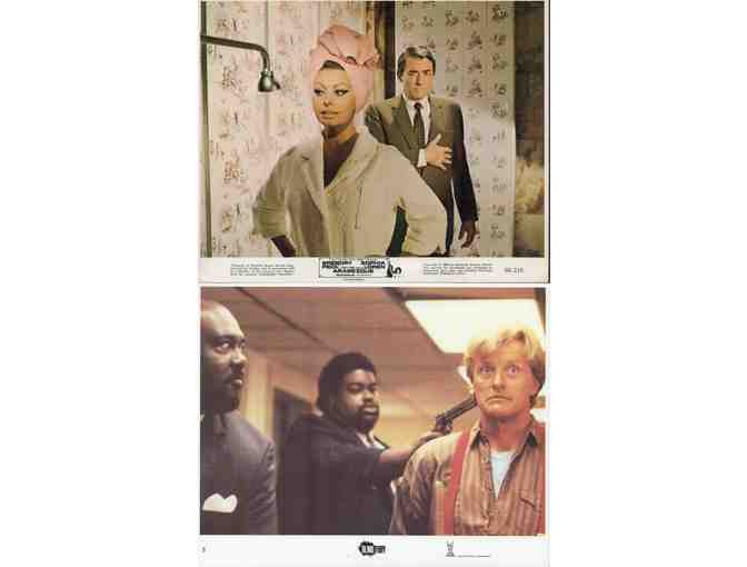 MINI LOBBY CARDS MISC LOT 11, 10 DIFFERENT TITLES 1960s to 1990s