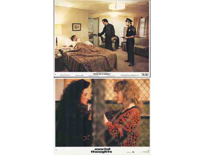 MINI LOBBY CARDS MISC LOT 11, 10 DIFFERENT TITLES 1960s to 1990s