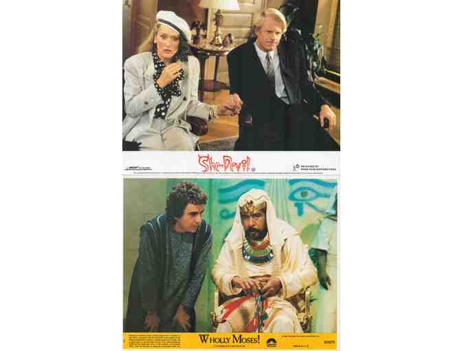 MINI LOBBY CARDS MISC LOT 11, 10 DIFFERENT TITLES 1960s to 1990s